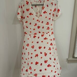 GAP Red Floral Mini Dress